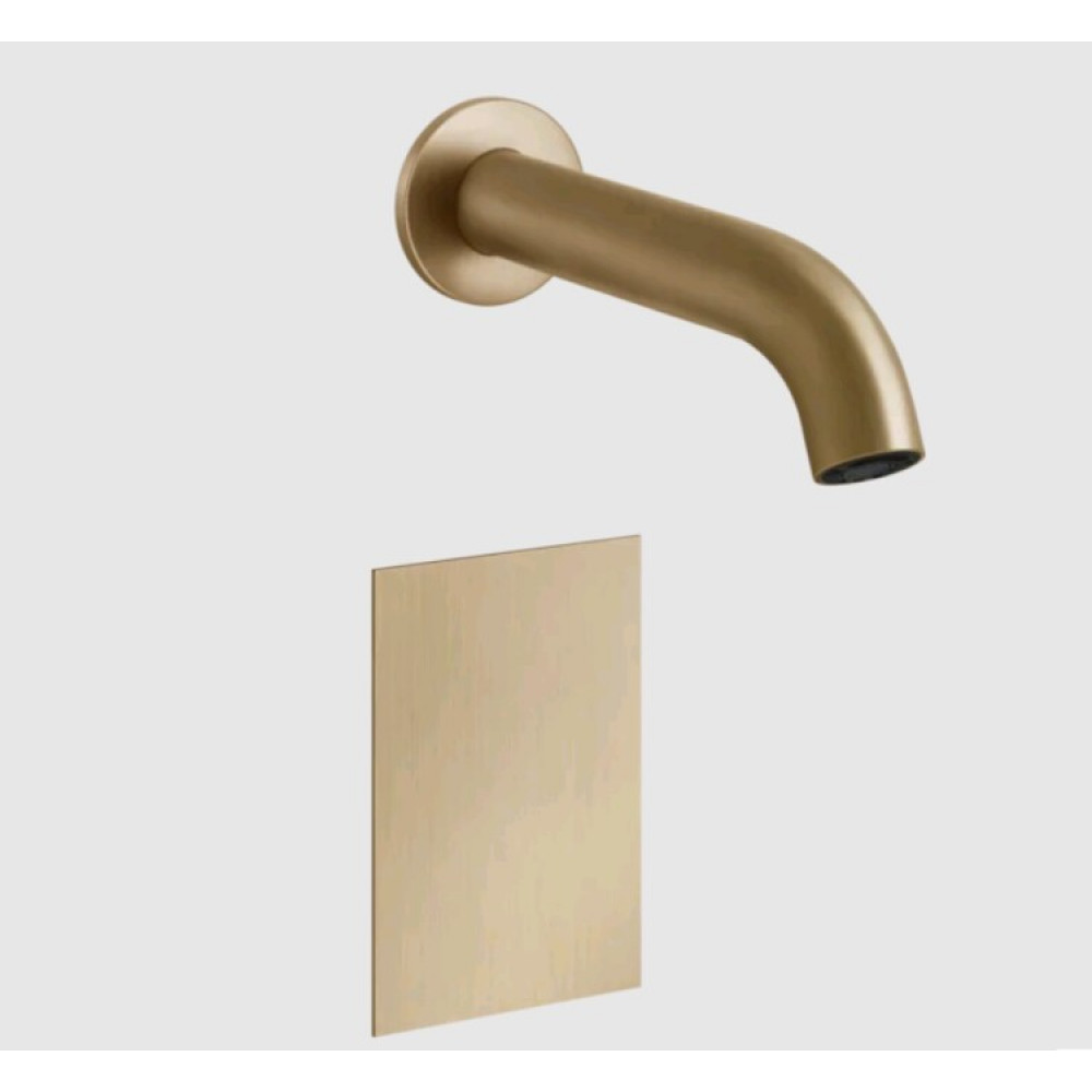 Смеситель для раковины, Gessi, Sensor Taps Flessa, цвет-Warm Bronze Brushed PVD