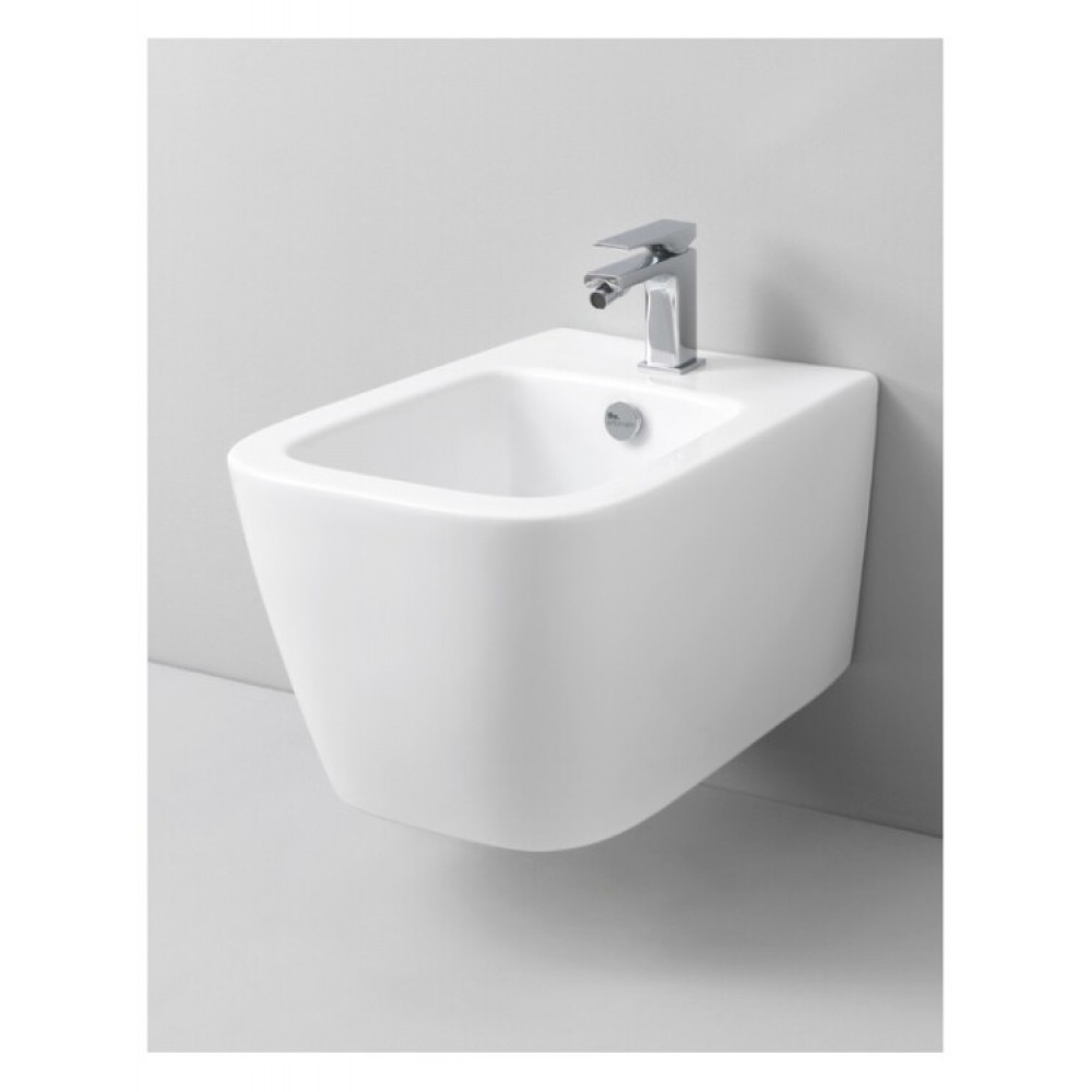 Биде, Artceram, A16, подвесной, шгв 360*525*290, цвет-белый глянцевый