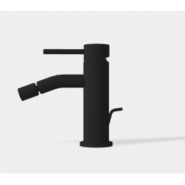 Смеситель для биде, Fima Carlo Frattini, Spillo Up, цвет-черный матовый