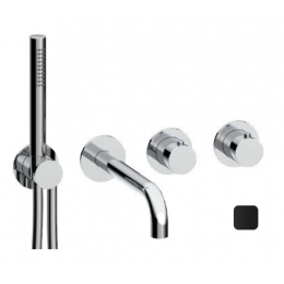 Смеситель для ванны и душа, Almar, Water Control Modular, цвет-черный матовый (Товар заказной, возврату не подлежит)