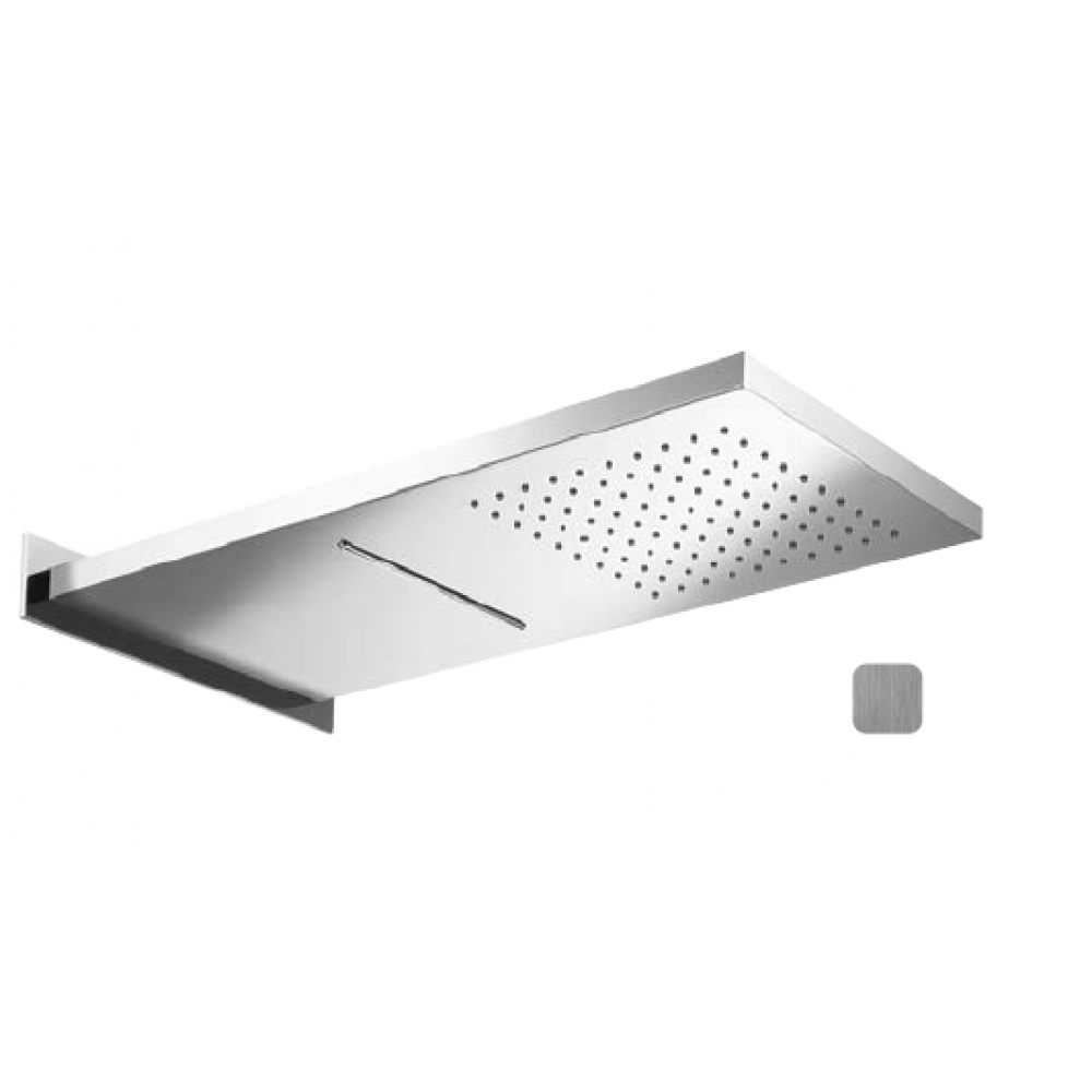 Верхний душ, Almar, Wall Mounted head showers, 592*270, цвет-Stainless Steel Brushed (Товар заказной, возврату не подлежит)