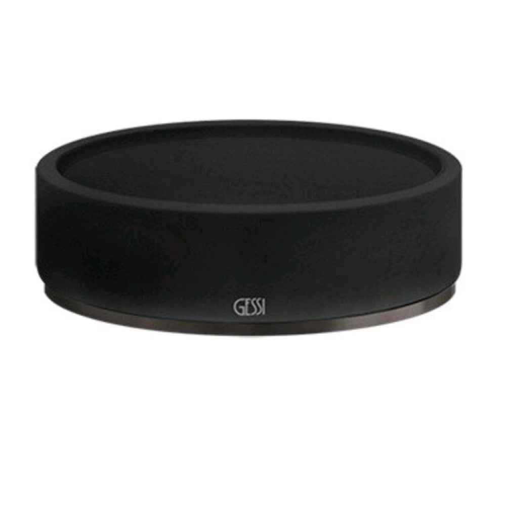 Мыльница, Gessi, 316, шгв 115*115*34, цвет-чёрный/Black Metal Brushed PVD