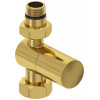 Вентиль, Сунержа, G 1/2" НР х G 3/4" НГ, прямой, цилиндр, цвет-золото