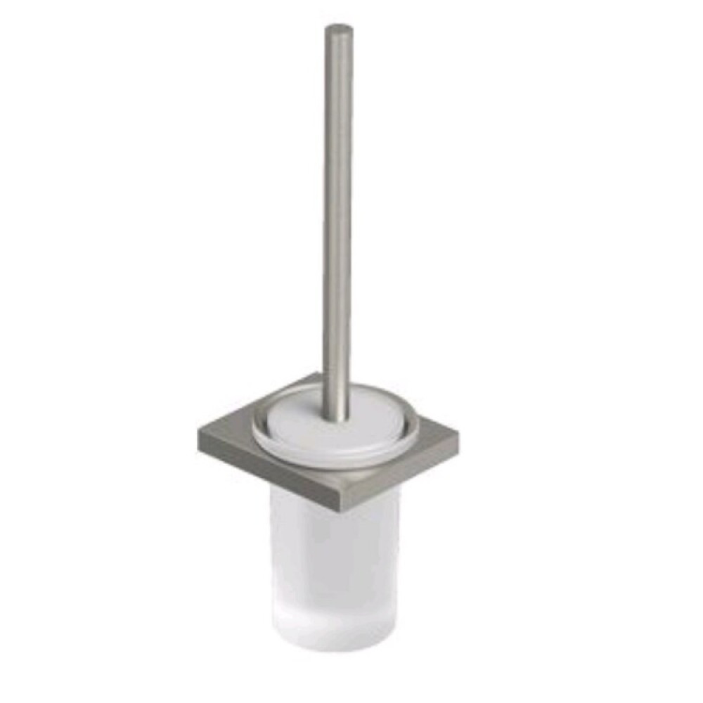 Ёршик, Kludi, VELA C, шгв 104*104*389, цвет колбы-сатинат, цвет-никель брашированный