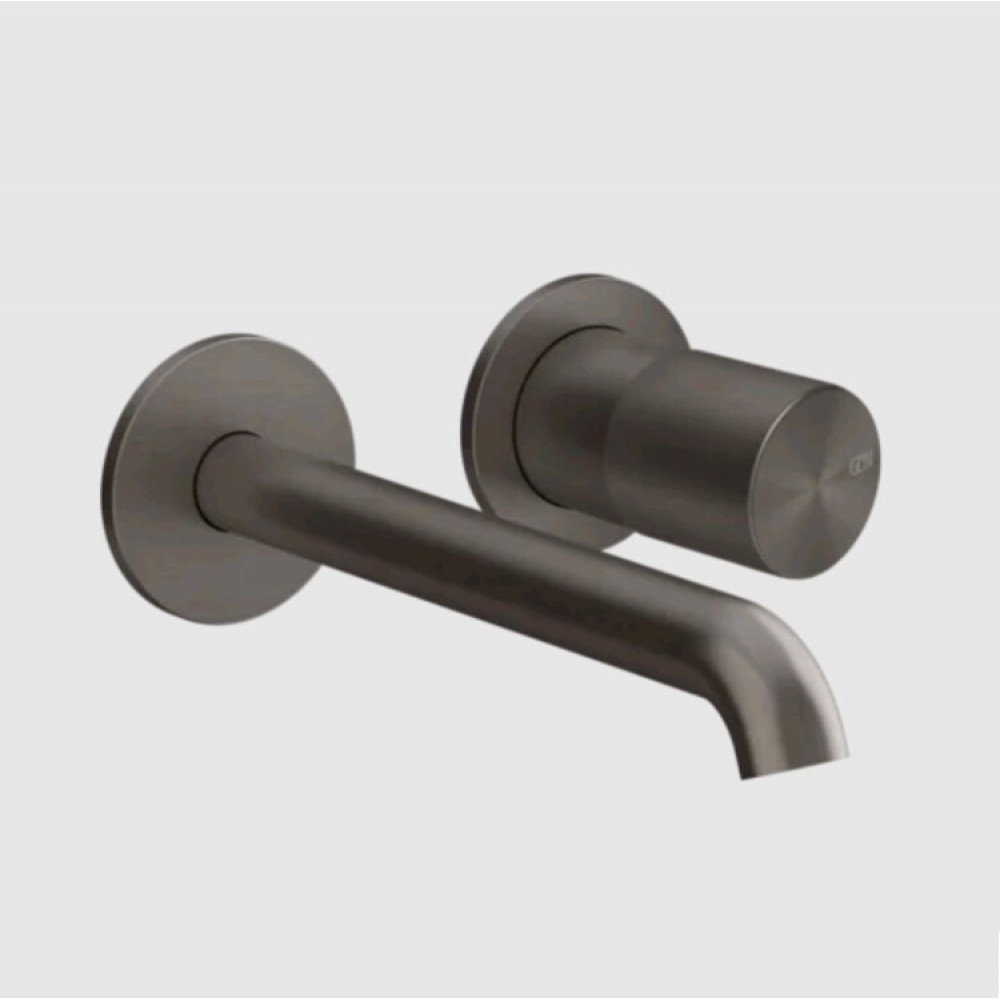 Смеситель для раковины, Gessi, Habito Unito, цвет-Black Metal Brushed PVD