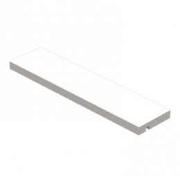 Полка, Ritmonio, Elementa Impronte Fittings, шгв 390*95*19, цвет-White Acrylic Stone