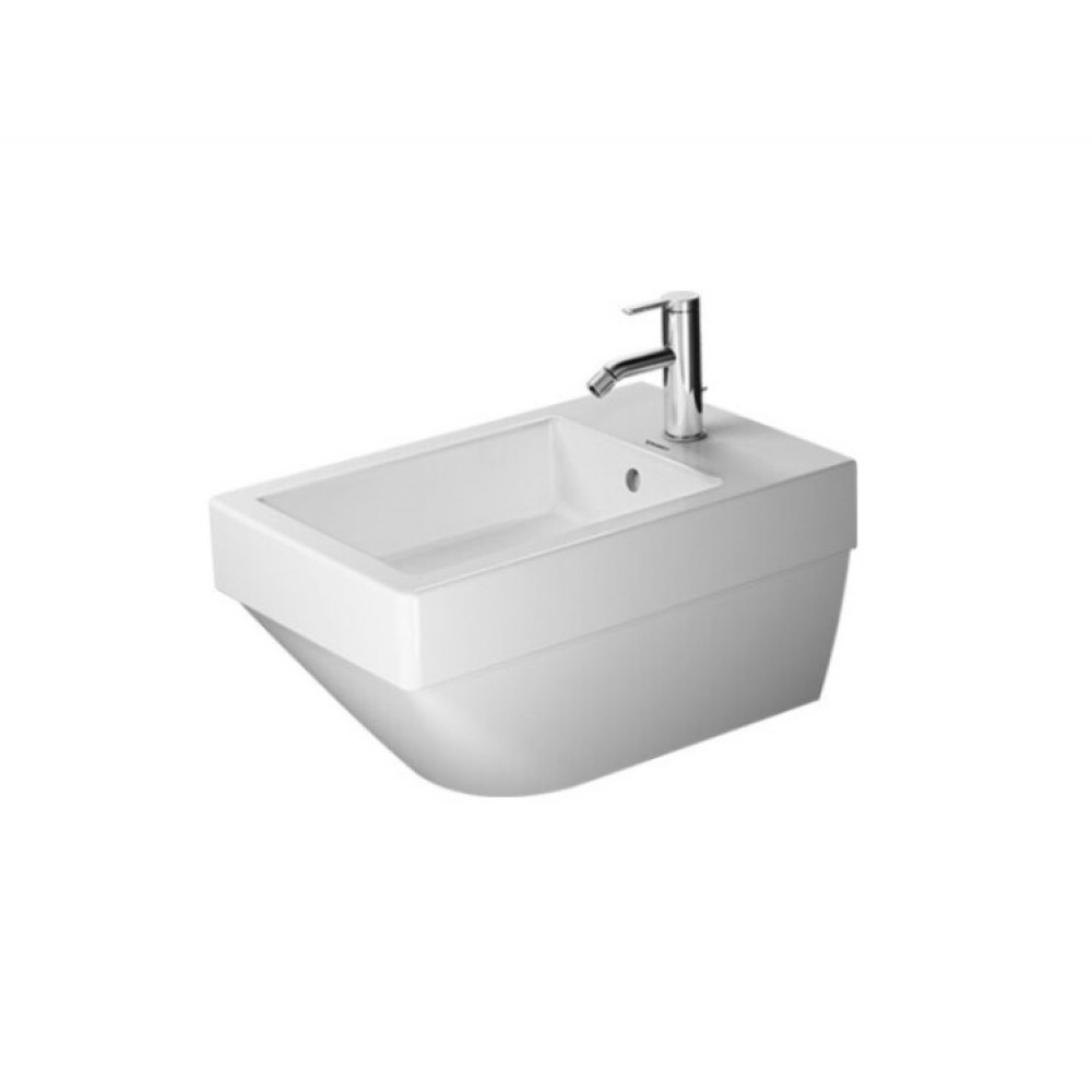 Биде, Duravit, Vero Air, подвесной, шгв 370*570*300, WonderGliss, цвет-белый