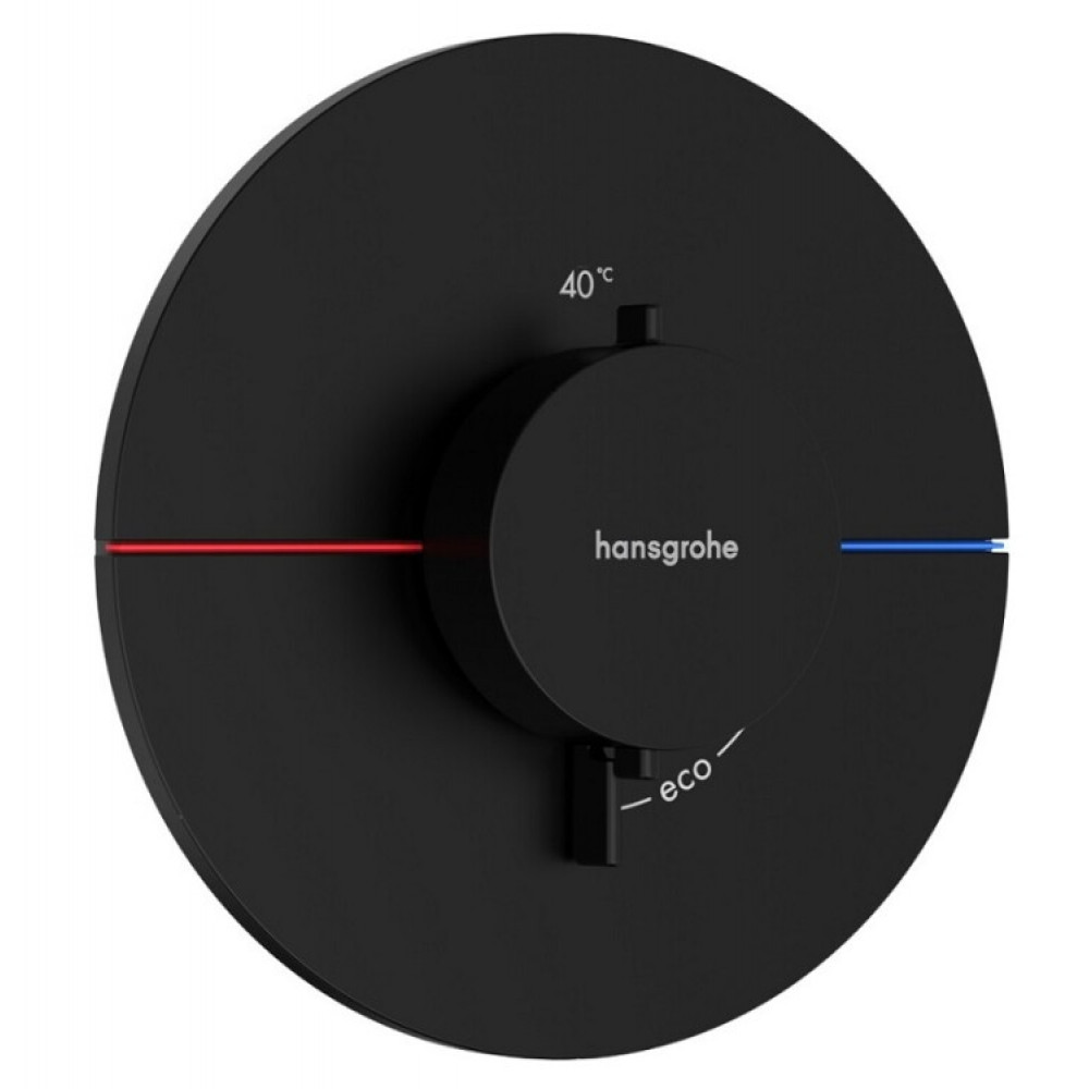 Смеситель для душа, Hansgrohe, ShowerSelect Comfort S, цвет-черный матовый