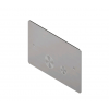 Клавиша смыва, Quadro design, Complements, для унитаза, шгв 250*3*160, цвет-сталь брашированная