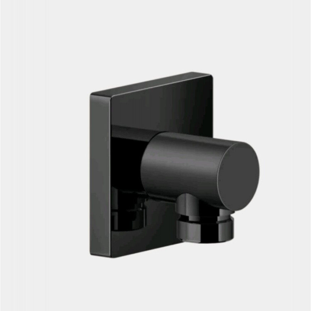 Шланговое подсоединение, Gessi, Rilievo, цвет-Black Metal PVD