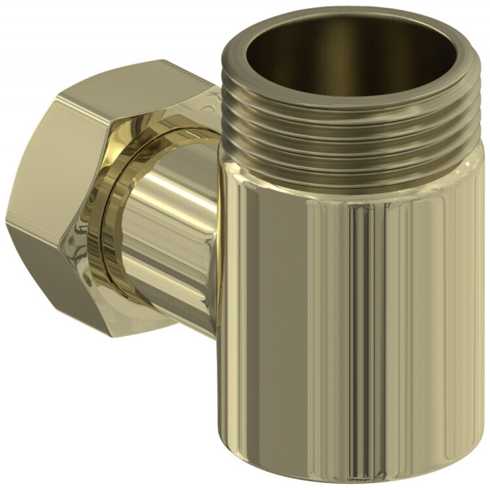 Уголок, Сунержа, переходной, присоединительный размер-НР G 1" / НГ G 3/4", цвет- шампань