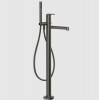 Смеситель для ванны и душа, Gessi, Ingranaggio, цвет-Black Metal Brushed PVD