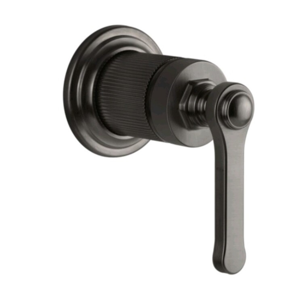 Смеситель для душа, Gessi, VENTI20, на 1 потребитель, цвет-Black Metal Brushed PVD