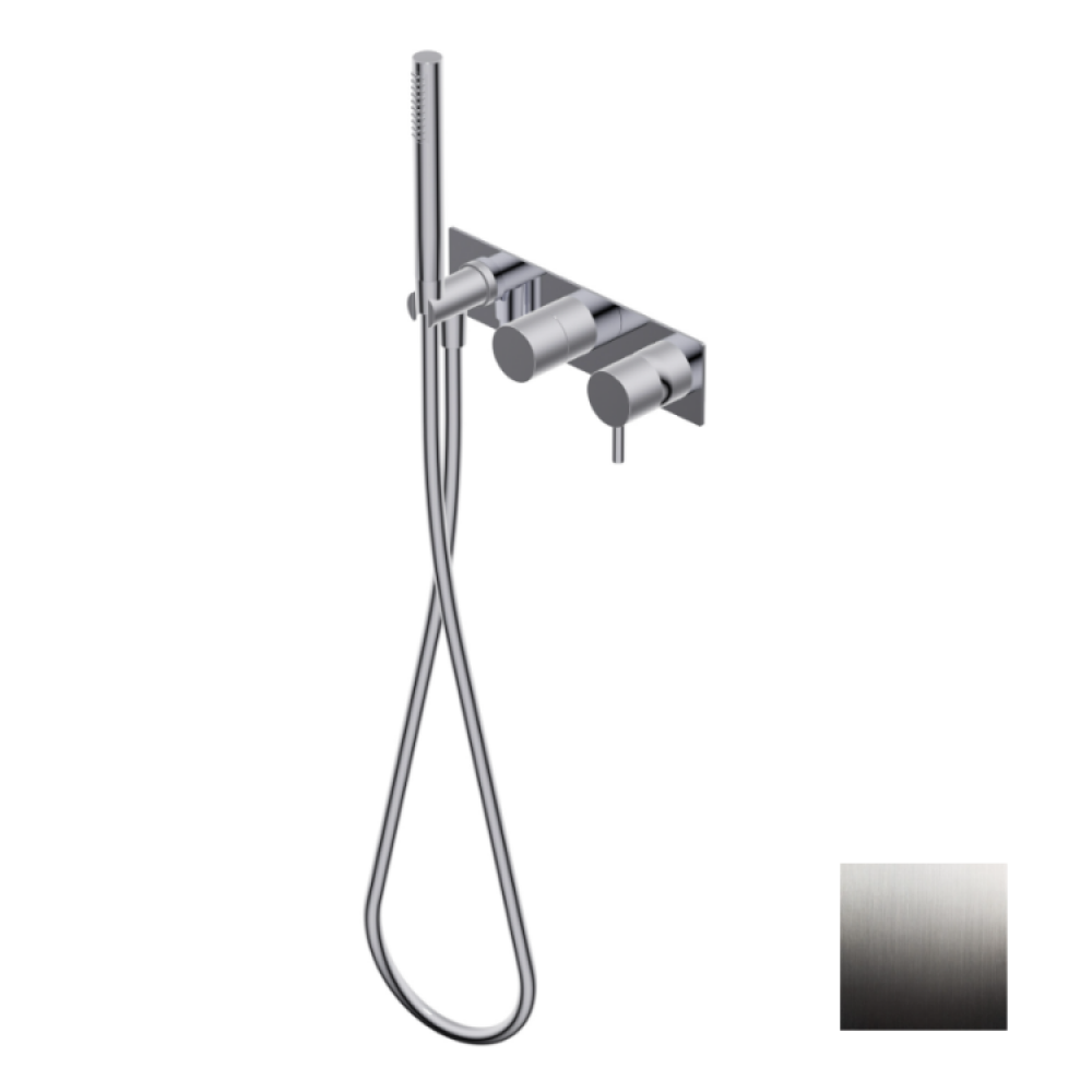 Смеситель для душа, Ritmonio, Diametro35 S, на 2/3 потребителя, цвет-Brushed Chrome