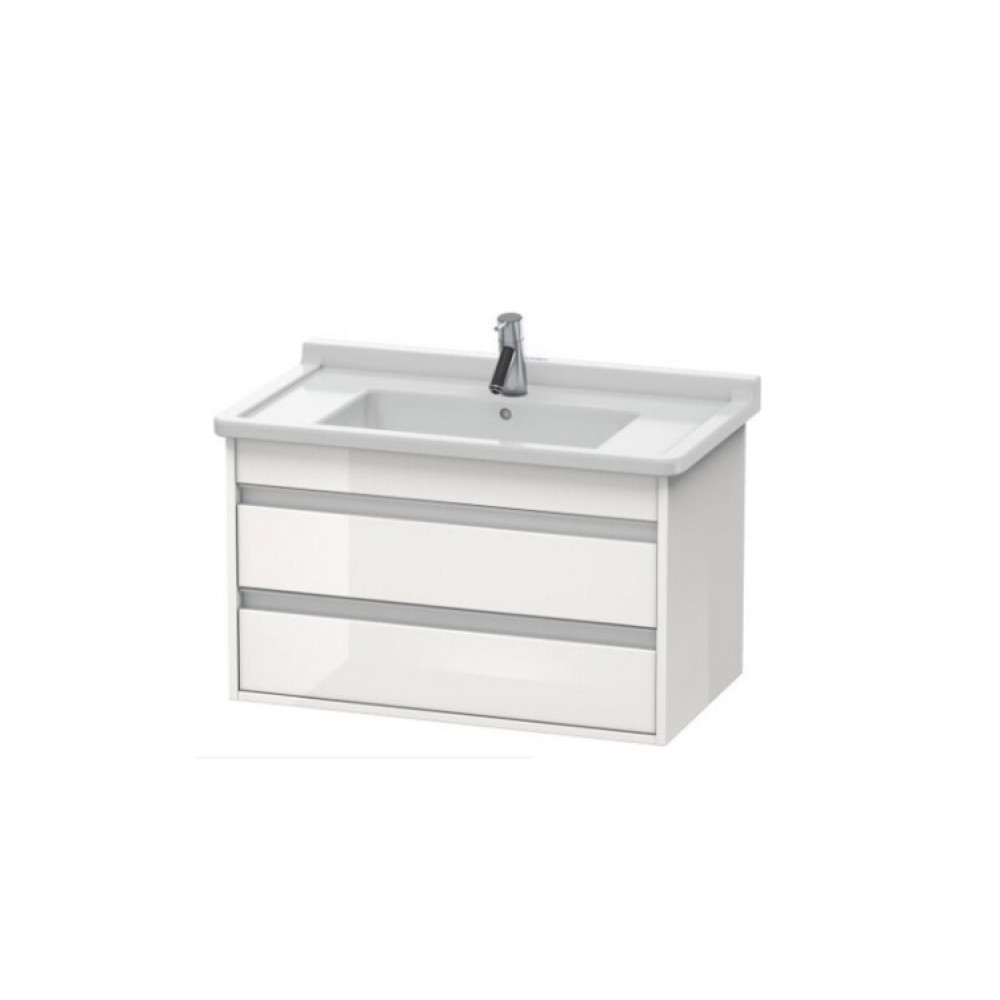 Тумба под раковину, Duravit, Ketho, шгв 800*465*480, раковина-необходимо заказать, цвет-белый глянцевый