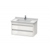 Тумба под раковину, Duravit, Ketho, шгв 800*465*480, раковина-необходимо заказать, цвет-белый глянцевый