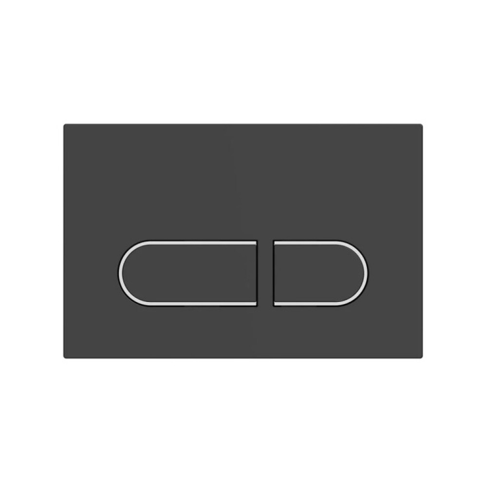 Клавиша смыва, Smartflow, для унитаза, шгв 245*9,5*160, цвет-черный матовый (Matt Black, Nero Opaco)