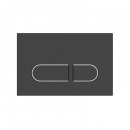 Клавиша смыва, Smartflow, для унитаза, шгв 245*9,5*160, цвет-черный матовый (Matt Black, Nero Opaco)