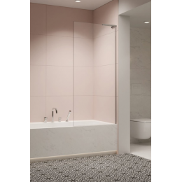 Шторка на ванну, Radaway, MODO SL PNJ II, шв 600*1500, петли-справа, цвет фурнитуры-хром, цвет стекла-прозрачный, Easy Clean