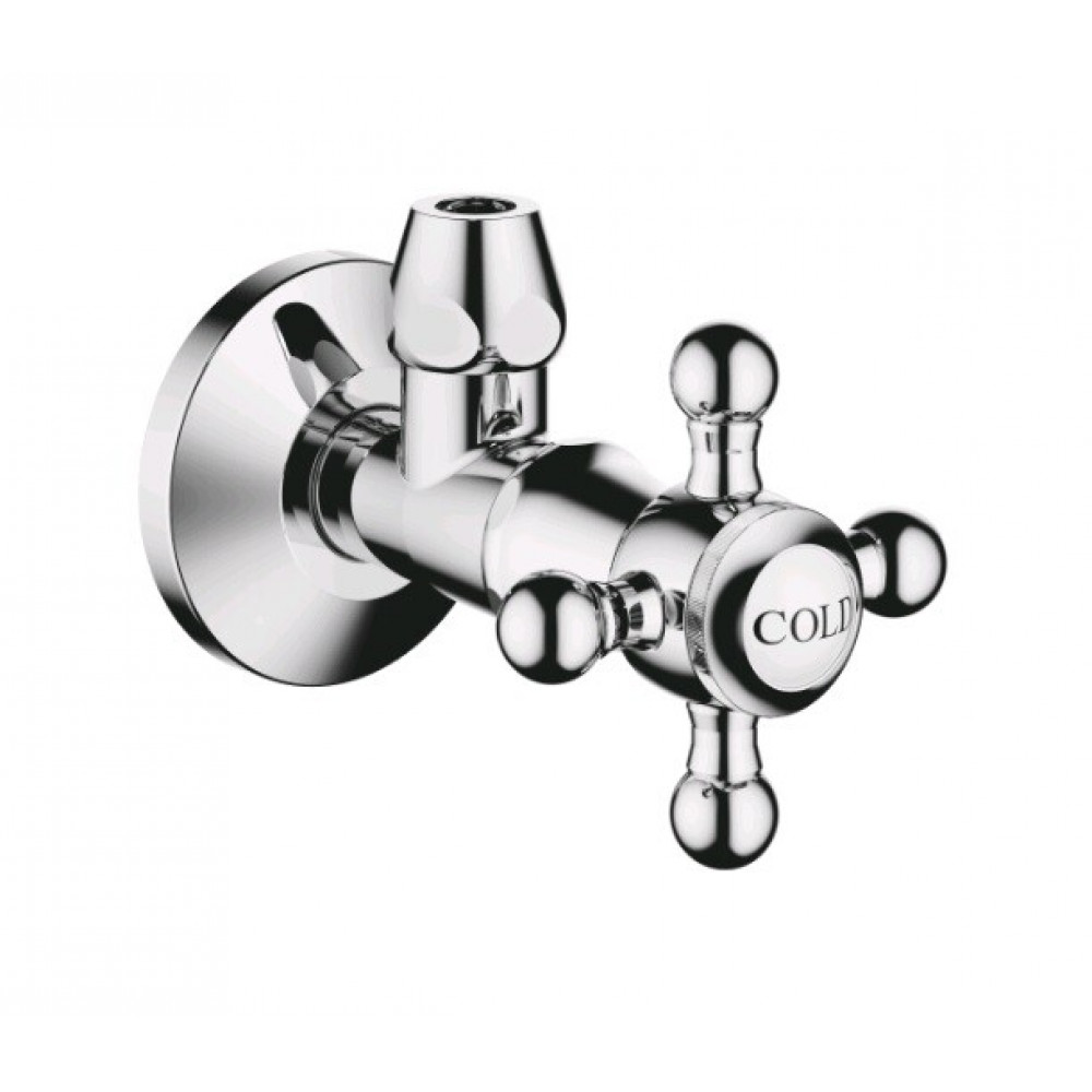 Вентиль, Dornbracht, Madison, угловой, 1/2", GOLD, цвет-хром