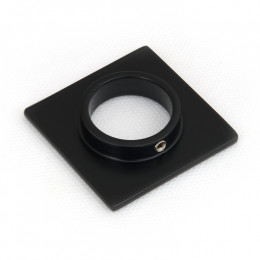 Отражатель, Сунержа, SQUARE S, материал-нержавеющая сталь, цвет-черный матовый