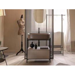 Консоль, Scarabeo, Laila , шгв 745*390*775, цвет-черный матовый