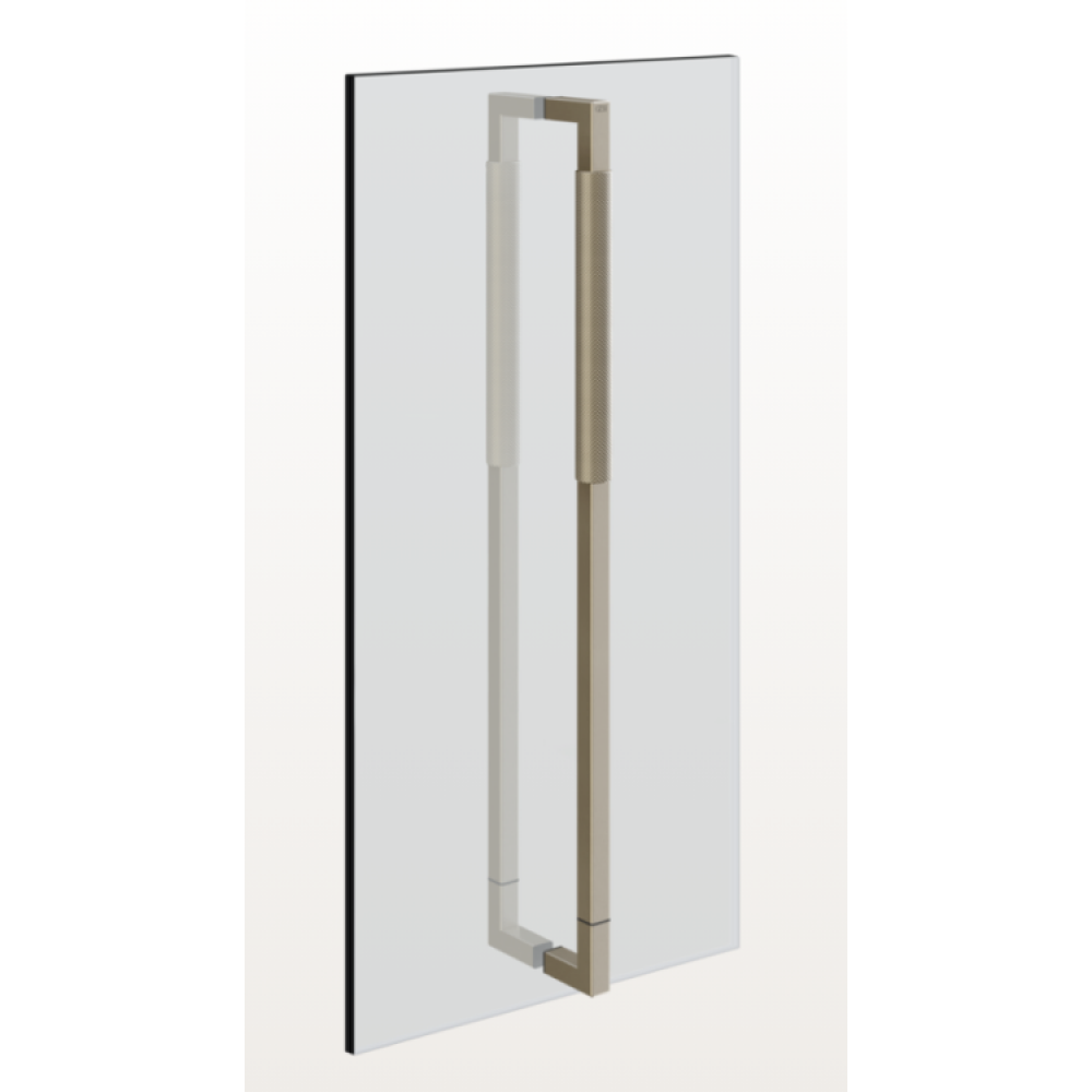 Ручка, Gessi, Shower outfit. DIAMANTATO, двойная, цвет-Finox Brushed Nickel