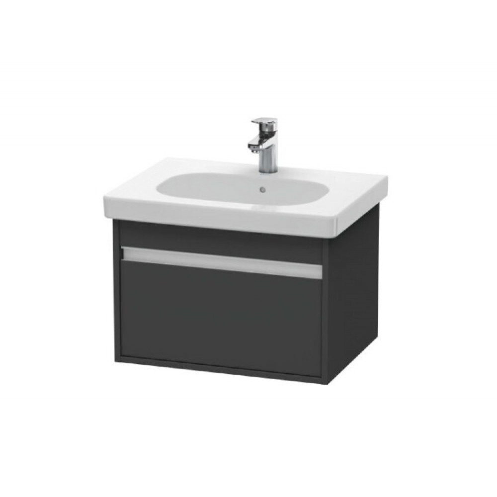 Тумба под раковину, Duravit, Ketho, шгв 600*455*410, раковина-необходимо заказать, цвет-графит матовый
