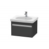 Тумба под раковину, Duravit, Ketho, шгв 600*455*410, раковина-необходимо заказать, цвет-графит матовый