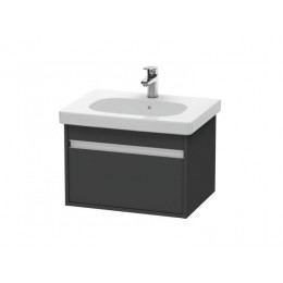 Тумба под раковину, Duravit, Ketho, шгв 600*455*410, раковина-необходимо заказать, цвет-графит матовый