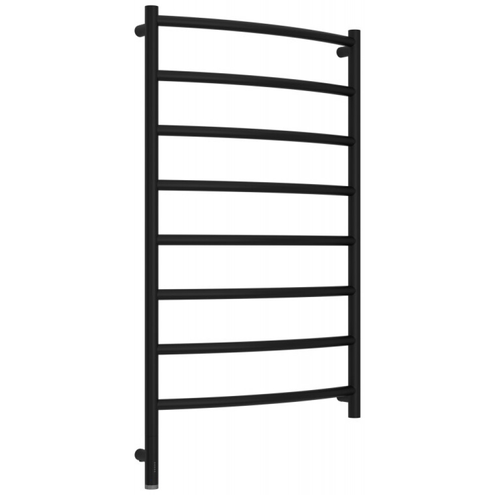 Полотенцесушитель, Сунержа, Галант 3.1, шгв 632*121*1123, нижнее слева, МЭМ, цвет-чёрный матовый