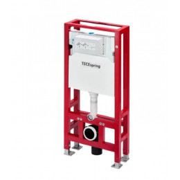 Инсталляция, TECE, TeceSpring, для унитаза, шгв 506*210*1144, застенный модуль с двойной рамой, присоединение к канализации DN90