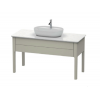 Тумба под раковину, Duravit, Luv, шгв 1338*570*743, раковина-необходимо заказать, цвет-серо-коричневый шелковисто-матовый