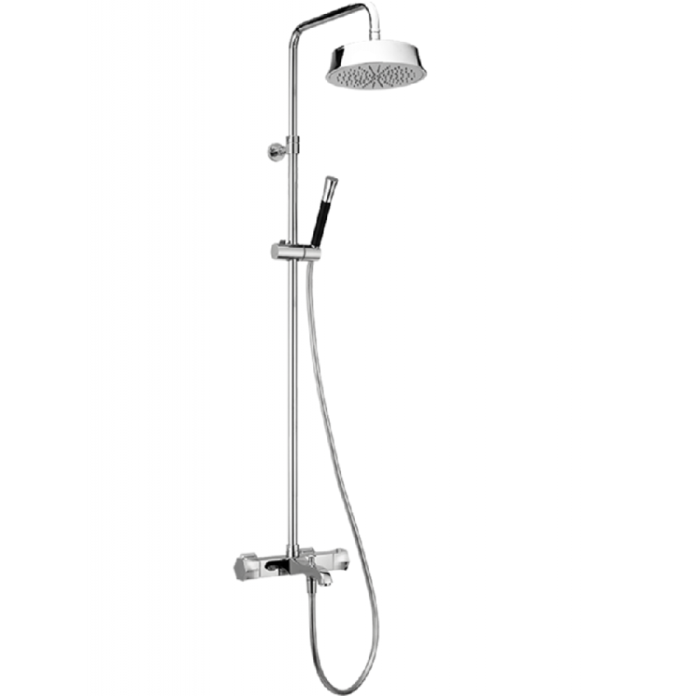 Душевая стойка, Cisal, Chérie, цвет-Chrome