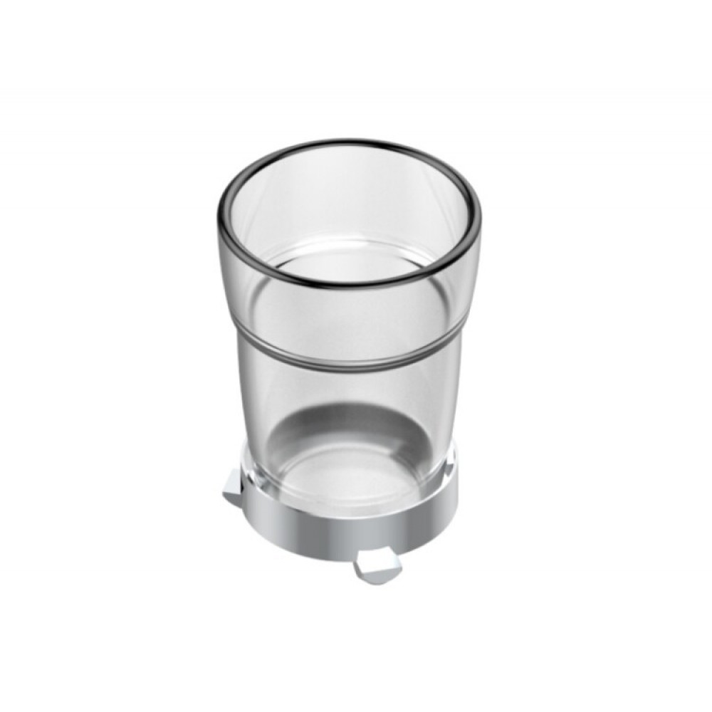 Стакан, THG, шгв 77*77*106, цвет-хром