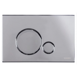 Клавиша смыва, Duravit, DuraSystem, для унитаза, шгв 230*6,5*150,5, цвет-хром