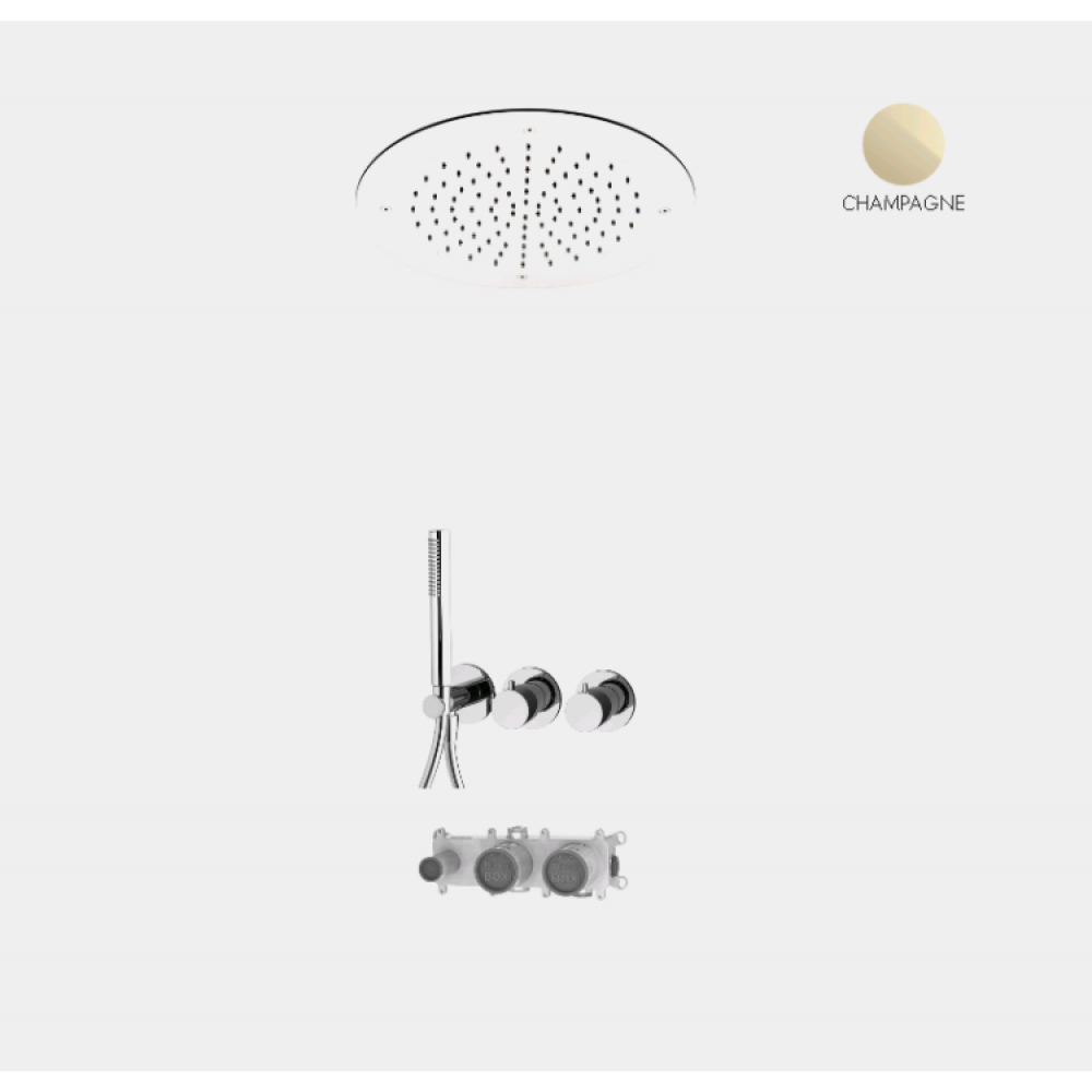 Душевой комплект, Fima Carlo Frattini, цвет-шампань