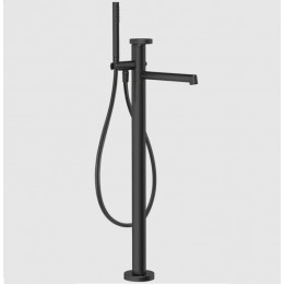 Смеситель для ванны и душа, Gessi, Anello, цвет-черный матовый