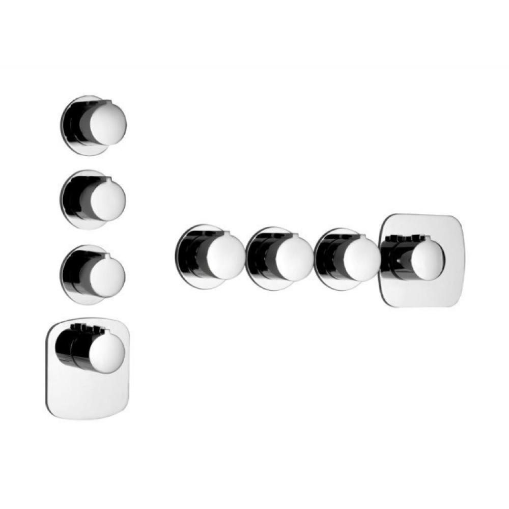 Смеситель для душа, Gessi, Tondo Wellness, цвет-хром