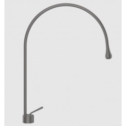 Смеситель для раковины, Gessi, Goссia, цвет-Black Metal Brushed GHRC