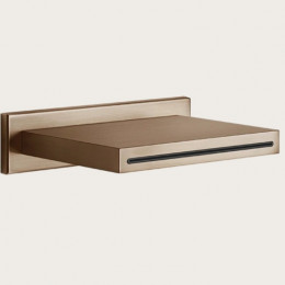 Излив, Gessi, Cascata, цвет-Copper Brushed PVD