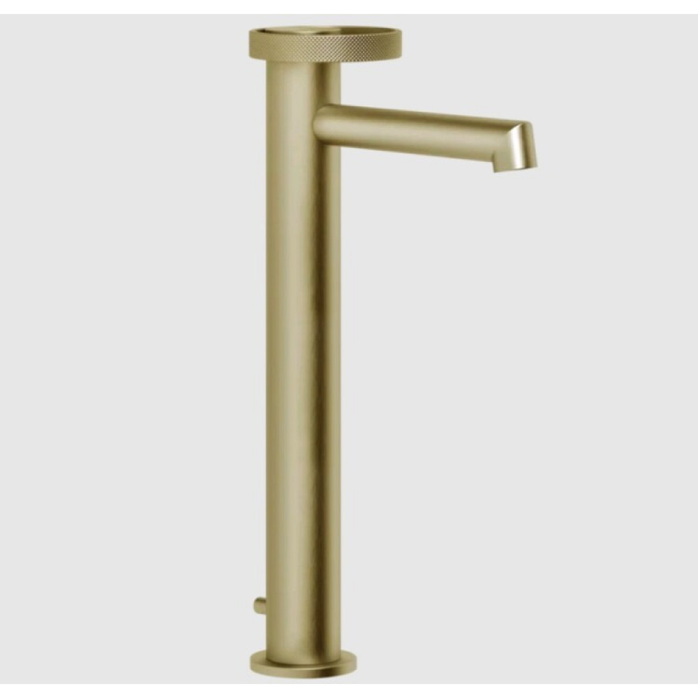 Смеситель для раковины, Gessi, Anello, цвет-Brushed Brass PVD