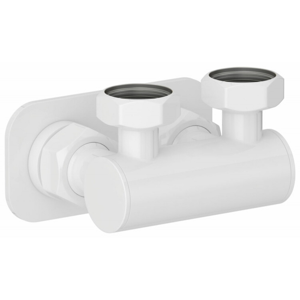 Модуль, Сунержа, угловой EU50,  для отопительных приборов, цвет-белый