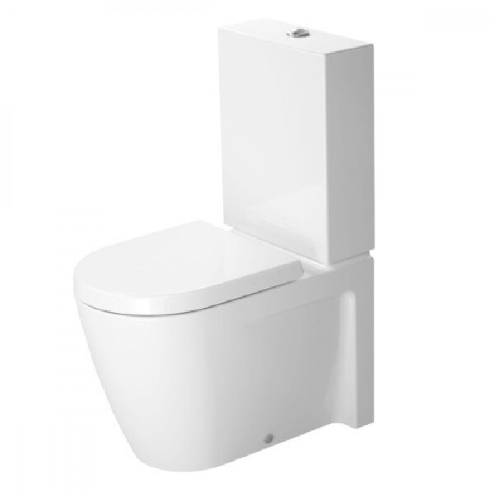 Унитаз напольный, Duravit, Starck 2, шгв 370*630*400, цвет-белый