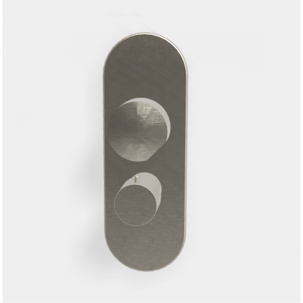 Смеситель для душа, Fima Carlo Frattini, So, на 2/3 потребителя, цвет-никель брашированный