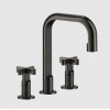 Смеситель для раковины, Gessi, Inciso, цвет-Black Metal Brushed PVD
