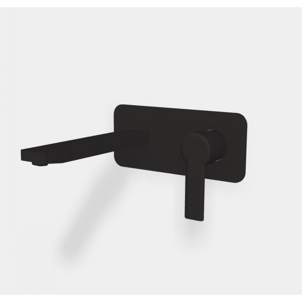 Смеситель для раковины, Fima Carlo Frattini, Mast, цвет-черный матовый