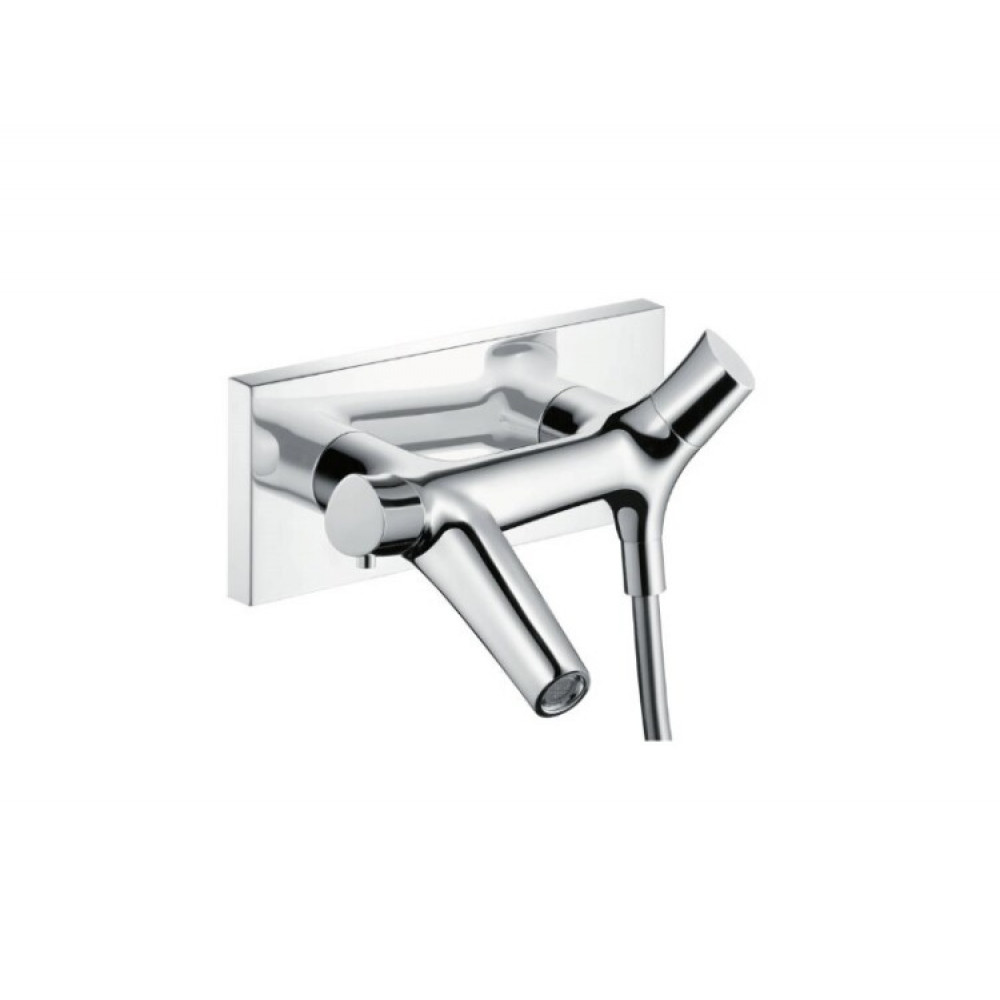 Смеситель для ванны и душа, Hansgrohe, Axor Starck Organic, цвет-полированный черный хром