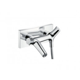 Смеситель для ванны и душа, Hansgrohe, Axor Starck Organic, цвет-полированный черный хром