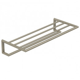 Полотенцедержатель, Kludi, VELA R, с полкой-решёткой, шгв 618*262*120, цвет-никель брашированный